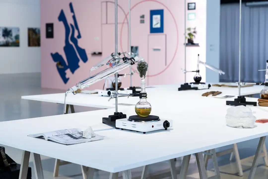 Photos from the exhibition On the Nature of Botanical Gardens (2020)  Curated by Sadiah Boonstra at Framer Framed (2020)  © Eva Broekema / Framer Framed