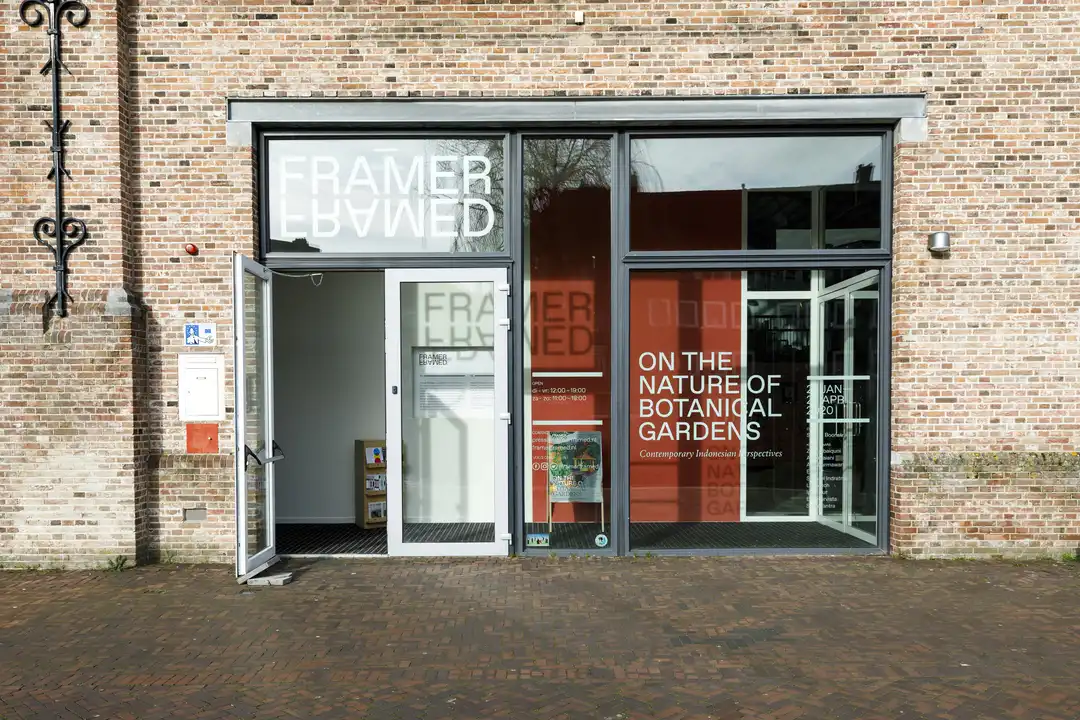 Photos from the exhibition On the Nature of Botanical Gardens (2020)  Curated by Sadiah Boonstra at Framer Framed (2020)  © Eva Broekema / Framer Framed