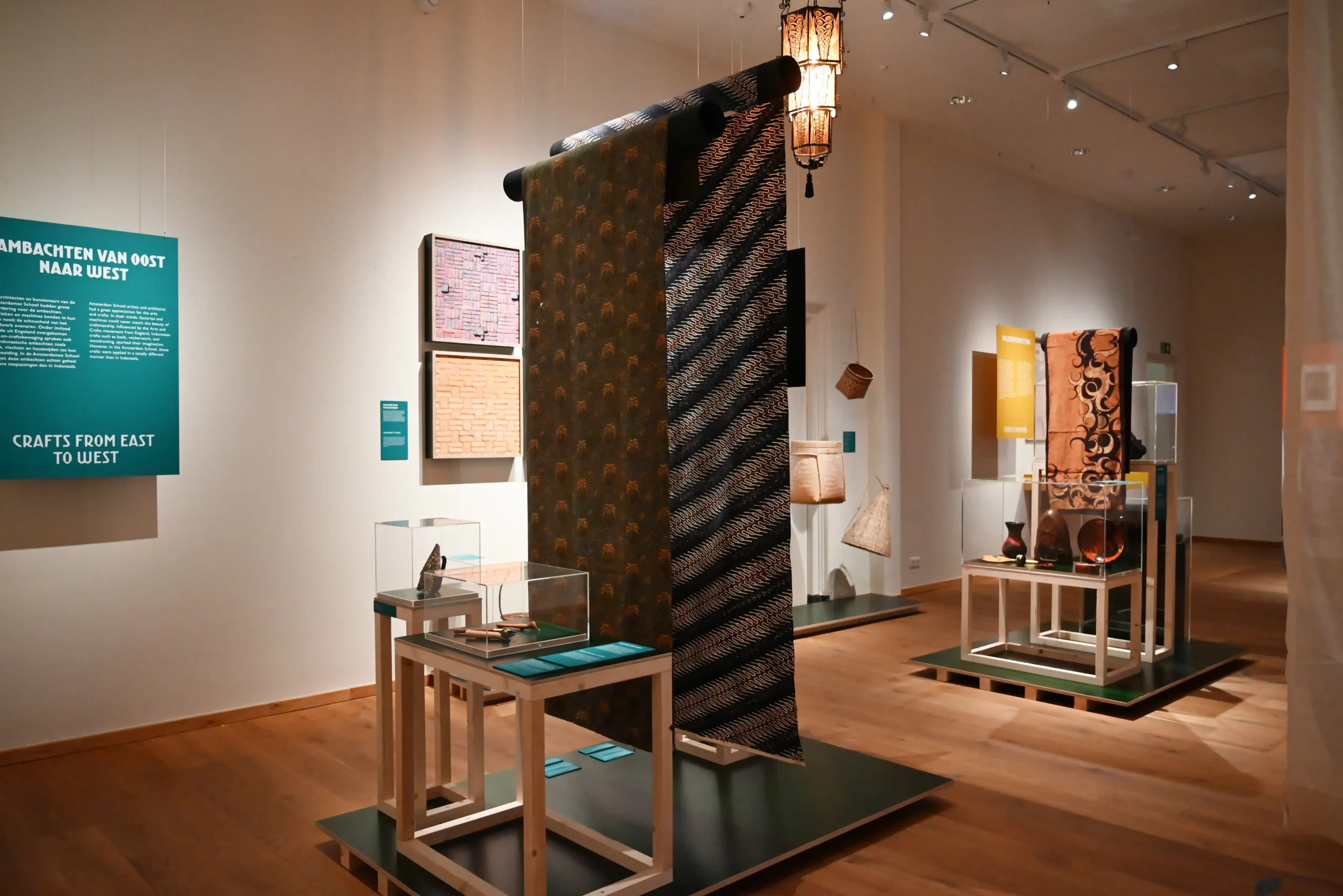 Photos of the Indonesia and the Amsterdam School exhibition in Museum Het Schip. December 1, 2022 – August 27, 2023 Design: Max Schulze Photo © Marcel Westhoff, Melle van Maanen & Gadis Fitriani Putri