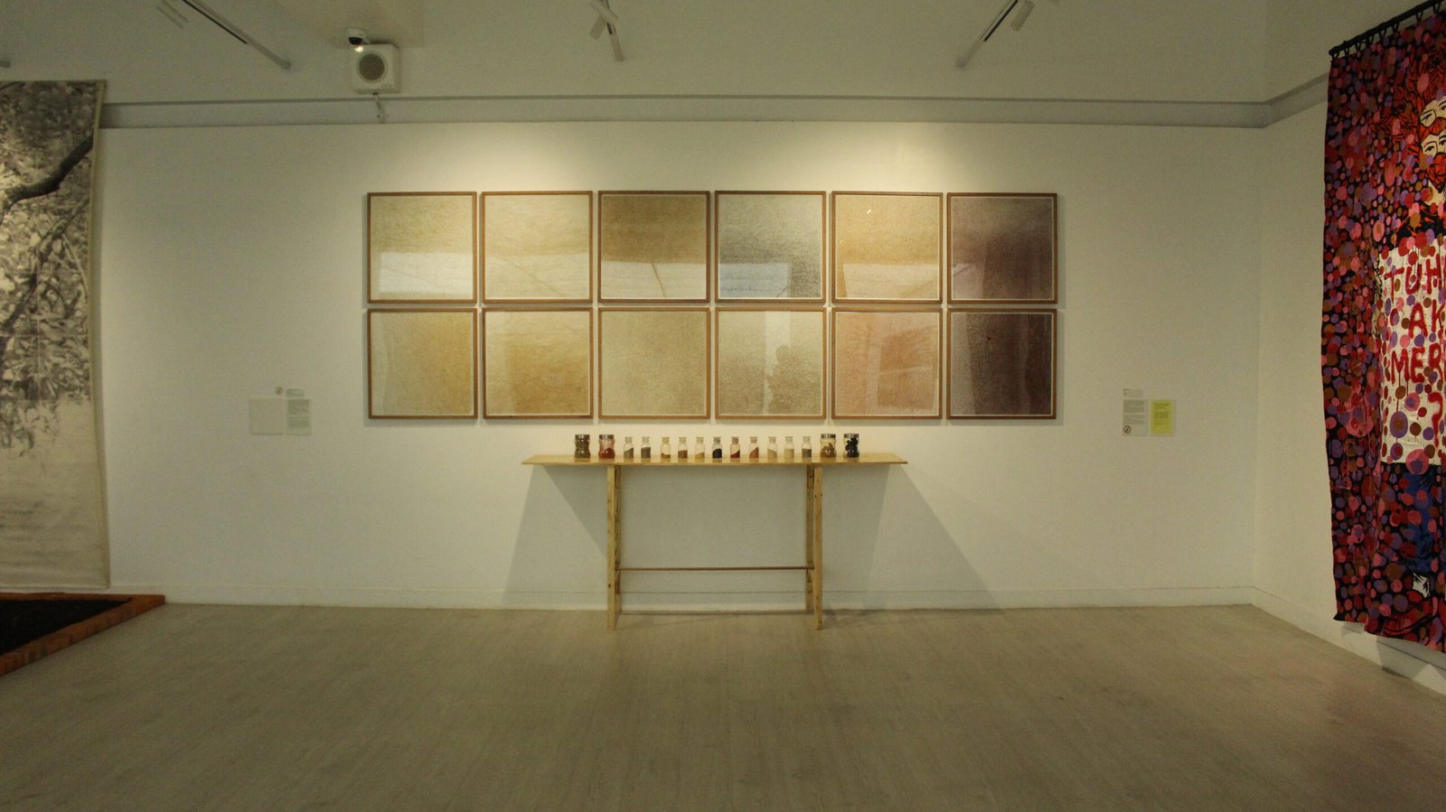 Photos from the exhibition "Rumpang. Rimpang. Rampung: Towards Shifting Perspectives" (2024). Organized by CultureLab at Contemporary Art Gallery (CAG), Taman Mini Indonesia Indah (TMII) (2024). Photo credit: Helmi Adam/CAG TMII