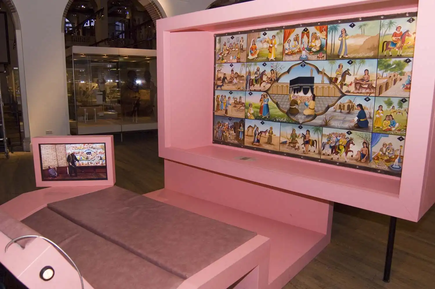 Photos from the exhibition Layla and Majnun: A Forbidden Love (2006) Collection Nationaal Museum van Wereldculturen Curated by Sadiah Boonstra at Tropenmuseum (2006) © Nationaal Museum van Wereldculturen