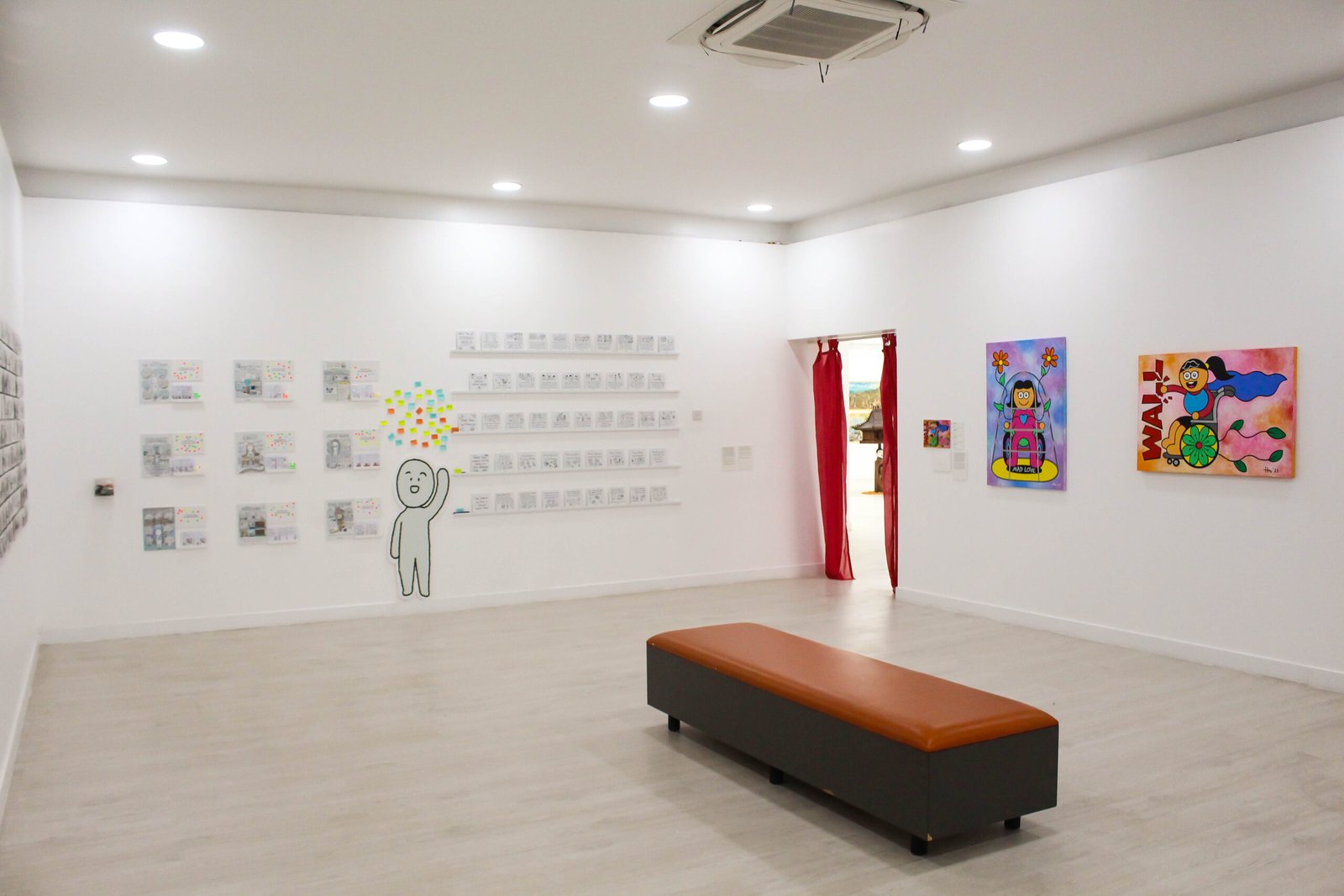 Photos from the exhibition "Rumpang. Rimpang. Rampung: Towards Shifting Perspectives" (2024). Organized by CultureLab at Contemporary Art Gallery (CAG), Taman Mini Indonesia Indah (TMII) (2024). Photo credit: Helmi Adam/CAG TMII