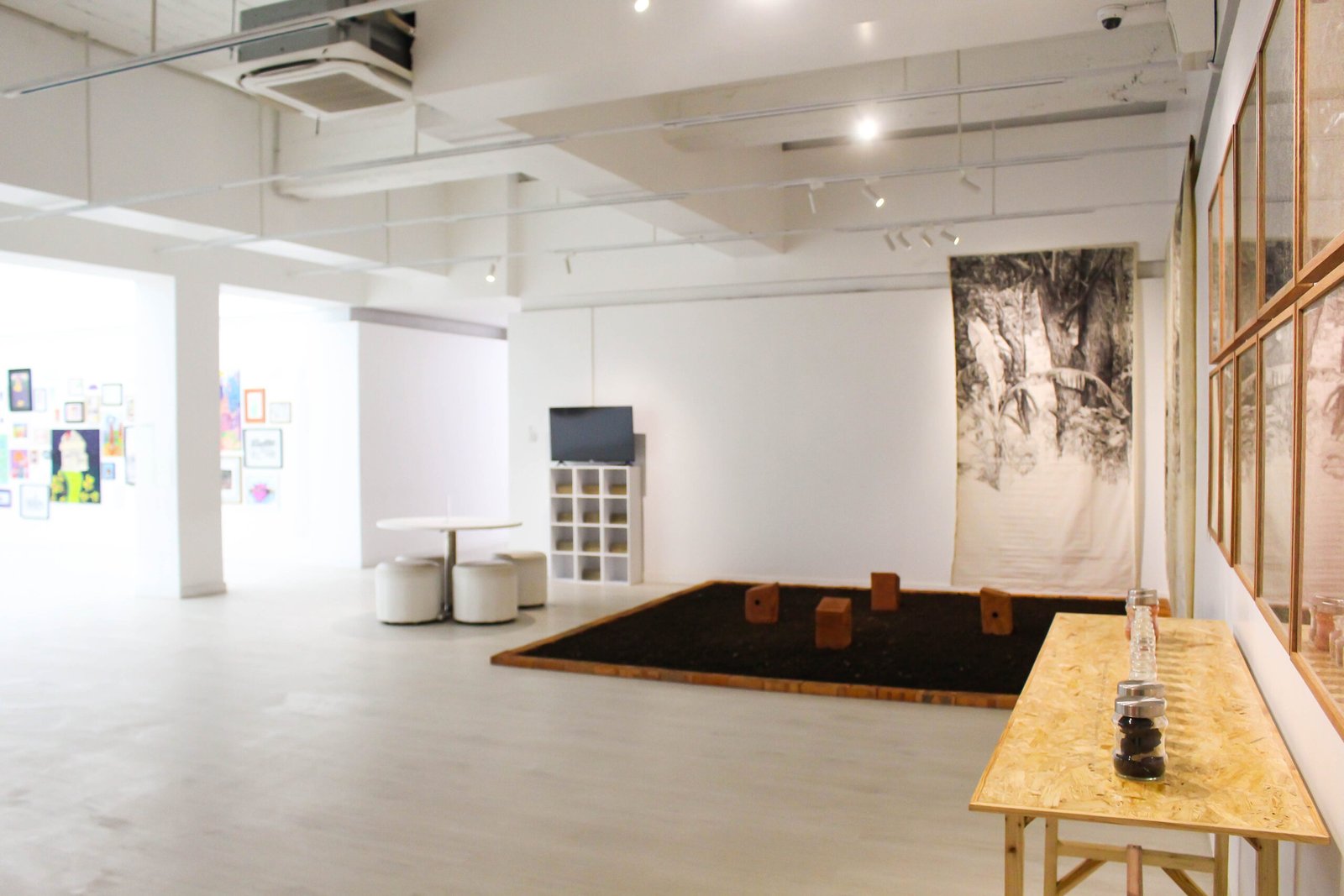 Photos from the exhibition "Rumpang. Rimpang. Rampung: Towards Shifting Perspectives" (2024). Organized by CultureLab at Contemporary Art Gallery (CAG), Taman Mini Indonesia Indah (TMII) (2024). Photo credit: Helmi Adam/CAG TMII