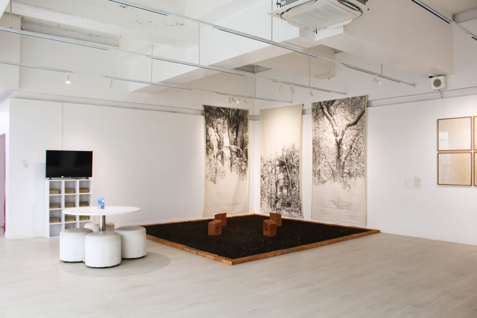 Photos from the exhibition "Rumpang. Rimpang. Rampung: Towards Shifting Perspectives" (2024). Organized by CultureLab at Contemporary Art Gallery (CAG), Taman Mini Indonesia Indah (TMII) (2024). Photo credit: Helmi Adam/CAG TMII