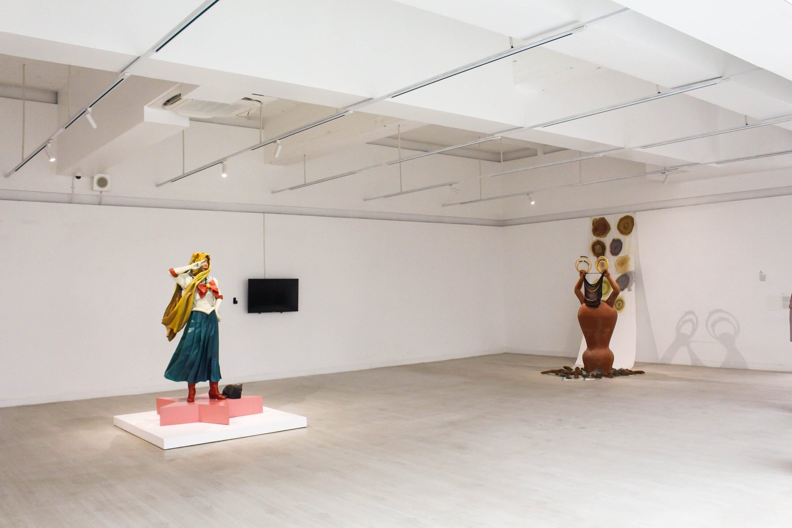 Photos from the exhibition "Rumpang. Rimpang. Rampung: Towards Shifting Perspectives" (2024). Organized by CultureLab at Contemporary Art Gallery (CAG), Taman Mini Indonesia Indah (TMII) (2024). Photo credit: Helmi Adam/CAG TMII