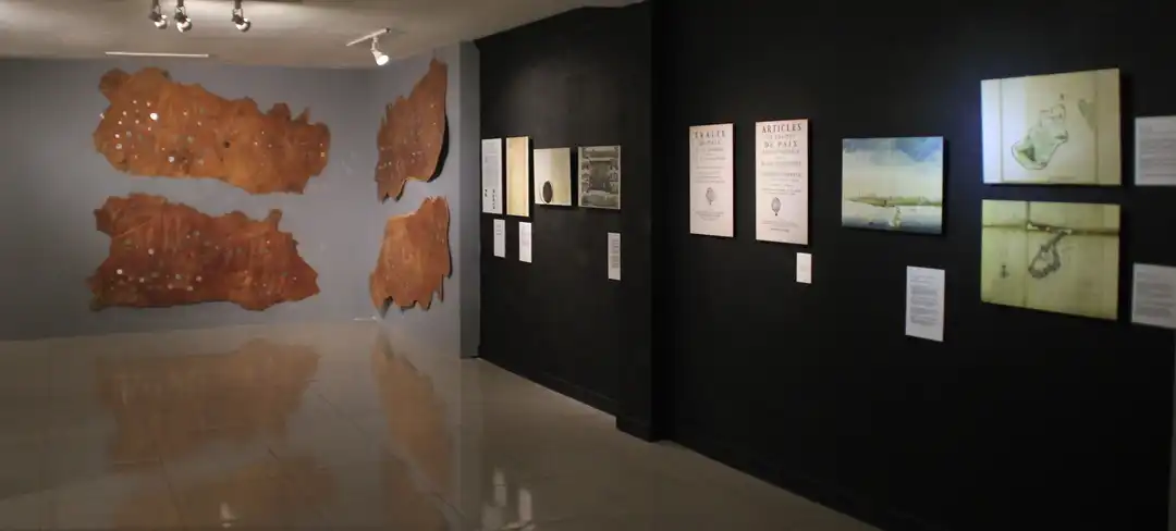 Photos from the exhibition Banda, Heritage for Indonesia by Widigdya Nalendra Curated by Sadiah Boonstra and Wim Manuhutu for Yayasan Warisan Budaya Banda Naira 20 September - 4 October 2017 Erasmus Huis, Jakarta, Indonesia Supported by Kementerian Pendidikan dan Kebudayaan, Galeri Nasional, Netherlands Embassy in Jakarta In collaboration with Bartele Gallery